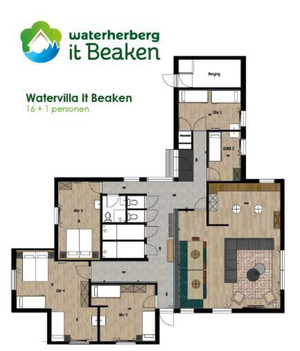 Watervilla It Beaken Heeg Exteriér fotografie